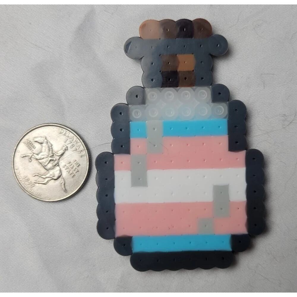 Transgender LGBT Potion Perler Pixel Art